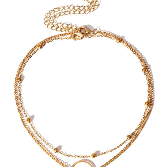 1 left! Chic Circle Choker - Picture 3 of 5